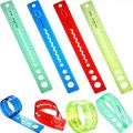 30CM/12inch Unbreakable Clear Ruler - Double Scale Bendable Flexible Rubber Transparent Shatterproof Straight Plastic, Folding Ruler for School, Classroom, Office - Kids/Adults. 