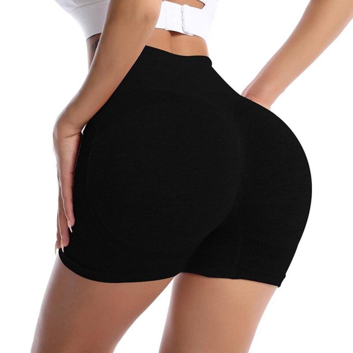 Booty Push Up se_xy Sports Yoga Short Women Summer High Waist  Seamless Running Biker Short Leggings Workout Running Shorts Women