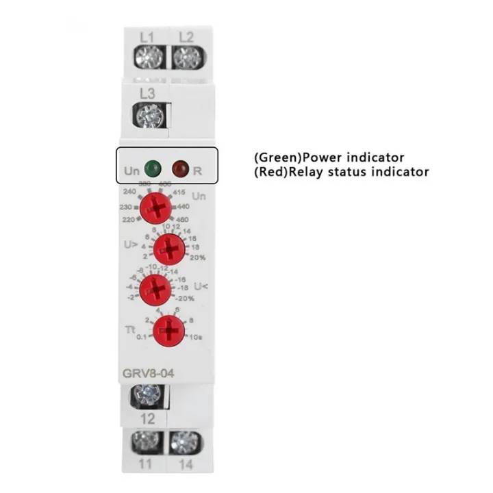 Durable%20GRV8-04%20M460%203-Phase%20Voltage%20Monitoring%20Relay%20Phase%20Sequence%20Phase%20Failure%20Protection%20Voltage%20Control%20Relay%20-%20Image%209