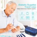 Insulin Cooler Case, 24-Hour Refrigerated Medicine Cooler for Travel with Thermometer Temperature Display - TSA Approved - Medicine Organizer Bag Includes 2 Ice Packs for Daily Life Trip.