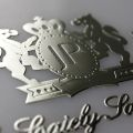 【Mary DAI Store】Thin Metal Junction Produce Labelling Car Styling Refitting Emblem Handle Wiper Tank Sticker for VIP Cars. 