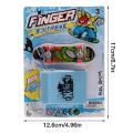 Finger Skateboard Ramp Set Mini Skateboards Kit For Fingers Creative Finger Toys Including Finger Boards Accessories Kids Toys. 