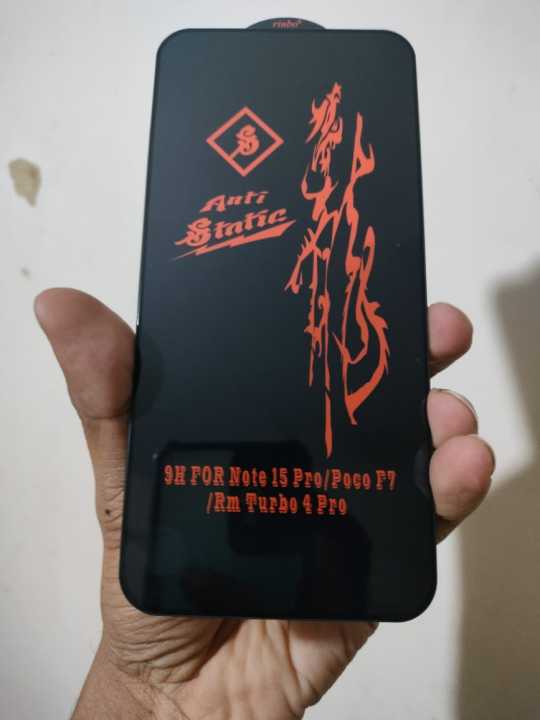 For Redmi Turbo 4 Pro/Poco F7/Note15 pro Full Tempered Glass Anti-Oil Stain Screen Protector