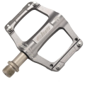 Shanmashi 3 Bearing Aluminum Alloy Ultralight Pedals Mountain Bike Pedals Flat Pedals Outdoor Sports Bike Parts Titanium Color.