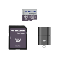 Walton Special Combo 3in1 64GB Micro SD Card + USB Card Reader + SD Card Adapter. 