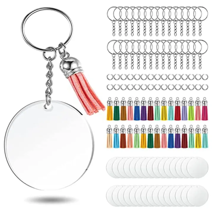 Acrylic%20Keychain%20Blank%20Set,%20Transparent%20Round%20Acrylic%20Blank%20Bulk%20(5%20Inches),%20Suitable%20for%20Vinyl%20Resin%20Craft%20Project%20DIY%20-%20Image%202