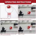 Lockout Tag Cable Lock Adjustable Cable Lock.