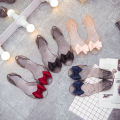 Summer sandals, women's shoes, sandals, women's summer net red, flat jelly shoes, fish mouth shoes, beach women's bows, fashion women's shoes. 