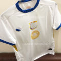 Barcelona white jersey 25 half sleeve for man. 
