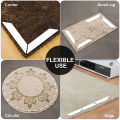 Stiup 8pcs 130*25*2mm Reusable Rug Gripper Anti-Slip Tape Carpet Mat Grip Wooden Floor Rug Underlay Protection For Ceramic,Hardwood,Floors,Tile,Mats,.