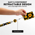 3pcs/set Cute Nurse badge reel Trendy Set of 3 Creative Badge holder Leopard print Retractable ID card holder for Nurses Doctors Students Healthcare professionals Office workers. 