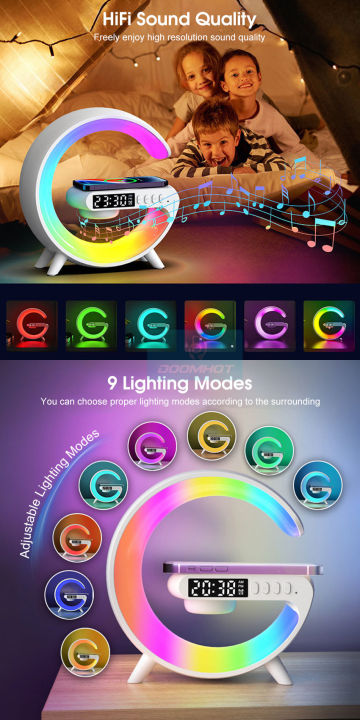G63%20Smart%20Light%20Sound%20Speaker%20Machine%20Fast%20Charging%20Alarm%20Clock%207-Color%20RGB%20Music%20Player%20Speaker%20-%20Image%203