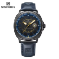 NAVIFORCE  8078 High Quality Male Wristwatch PU Band Calendar Brand Men Quartz Watch Auto Date Display  Clocks Reloj Hombre. 