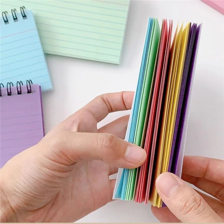 50%20Sheets/book%20Colorful%20Tearable%20Spiral%20Notebook%20Horizontal%20Line%20Minimalist%20Transparent%20Cover%20Memo%20Pad%20School%20Office%20Writing%20Pad%20-%20Image%205