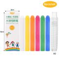 6Pcs Dust Free Chalk Pens Solid Blackboard Whiteboard Drawing Pens Teacher Chalk Marker Office Supplies. 