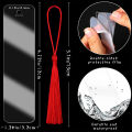 15pcs Acrylic Bookmark With Rope Blank Diy Handmade Craft Acrylic Sign Label Yao Store.