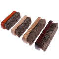 Horse hair Shoe Brush Polish Leather maintenance Soft Polishing Tool Boot polish Cleaning Brush Suede Nubuck Boot Ash removal.