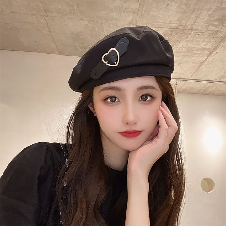 Love%20Heart%20Leather%20Buckle%20Women%20Berets%20Hats%20Vintage%20French%20Painter%20Hat%20Girls%20Octagonal%20Beret%20Caps%20-%20Image%204
