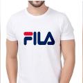 Soft Look Short Seelve Whiter T-Shirt (Fila). 