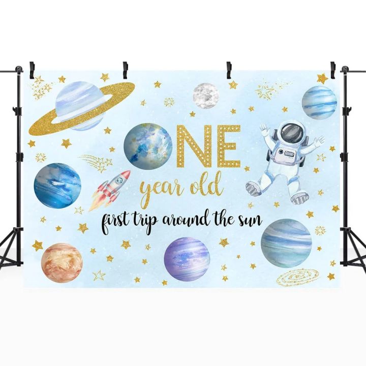 Mocsicka%20First%20Trip%20Around%20the%20Sun%20Baby%201st%20Birthday%20Backdrop%20Space%20Astronaut%20Theme%20One%20Cake%20Smash%20Party%20Decor%20Background%20Banner%20-%20Image%202