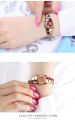 Ladies Fashion Luxury Stainless Steel Watches Casual Wrist Quartz Watches Waist Watch for Woman and Girl.