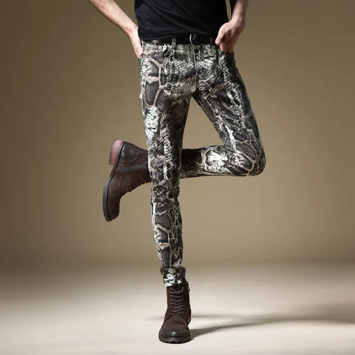 Light%20Luxury%20Men%E2%80%99s%20Street%20Fashion%20Snake%20Skin%20Print%20Stretch%20Jeans,Korea%20Version%20Slim-fit%20Hip%20Hop%20Denim%20Pants%20,Trendy%20Casual%20Jeans%20-%20Image%206
