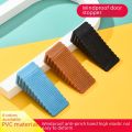 1 Pcs Heavy Duty PVC Rubber Wedge Door Stopper- Safety Door - Non-Slip Windproof Finger Protector for Home and Office - Large/Medium (70x28x19mm/95x38x28mm).