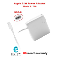 Apple MacBook  Type-C / USB-C 61W 20.2V~4.3A(USB PD) / 9V~3A(USB PD) / 5.2V~2.4A Power Adapter. 