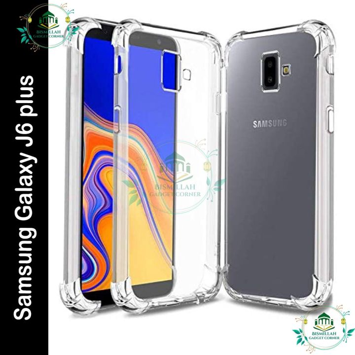 Transparent back cover For Samsung Galaxy J6 Plus j6+ Luxury transparent  Protect Back Cover Soft Case