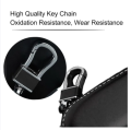 PU Leather Car Key Wallets Men Key Holder Housekeeper Keys Organizer Women Keychain Covers Zipper Key Case Bag Pouch Purse. 