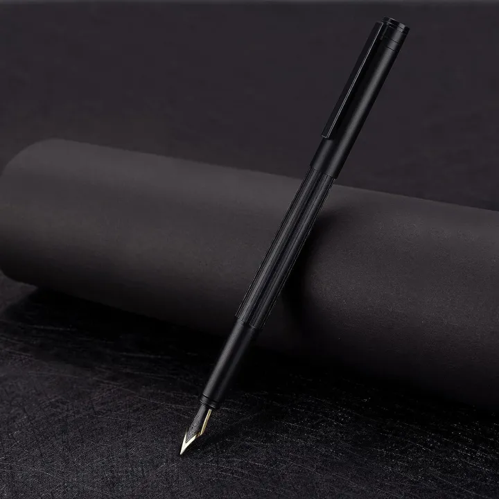 Hongdian%20H1%20Black%20Aluminum%20Fountain%20Pen%20Extra%20Fine%20Nib,%20Smooth%20Writing%20Instrument%20with%20Converter%20and%20Pen%20Case%20Set%20-%20Image%206