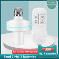 OIMG E27 Smart Light Bulb Adapter Lamp Holder Base  Wireless Control With 30M Remote Distance. 