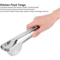 3 PC Kitchen Food Stainless Steel Tool Heat Bread Salad BBQ Cooking Serving Utensil Bead Clip Clamp Meat Barbecue Tools Buffet. 