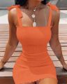 Women's Bodycon Dress New Summer Fashion White Sling Strapless Folds Mini Slim Pencil Print Tank Dresses for Women Vestido. 