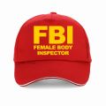 FBI Female Body Inspector Navy Blue Funny Stag Party Baseball Cap Casual Punk style Hip Hop Dad hats Summer women Golf caps. 