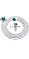 Washing Machine Water Inlet/Inflow Hose Pipe - Front & Top Load-3 Meter (10ft) With Water Tap Nozel. 
