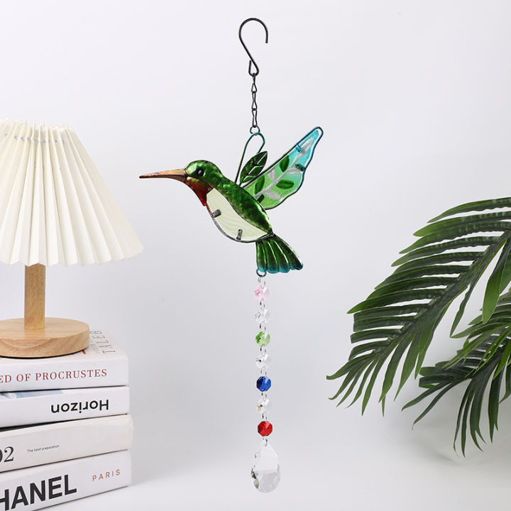 Hummingbird%20Aeolian%20Bells%20Crystal%20Pendant%20Rainbow%20Sun%20Catcher%20Lighting%20Garden%20Courtyard%20Decoration%20Chandelier%20Crystal%20Accessories%20-%20Image%203