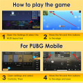 PUBG Trigger Controller for Tablet Capacitance L1R1 Fire Aim Button Triggers Gamepad Joystick for Mobile Phone.