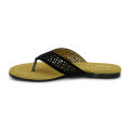 Bata Women's Leather Chappal - Black. 