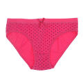 Dot Printed Women's Briefs Cotton Comfortable Mid-waist Plus Size Briefs Women's Cotton Underwear Bow Polka. 