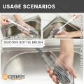 Premium Silicone Bottle Brush. 