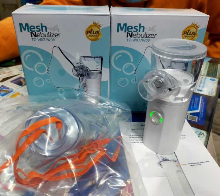 Mini Handheld Travel Mesh Nebulizer AA Battery Rechargeable Portable Ultrasonic Nebulizer