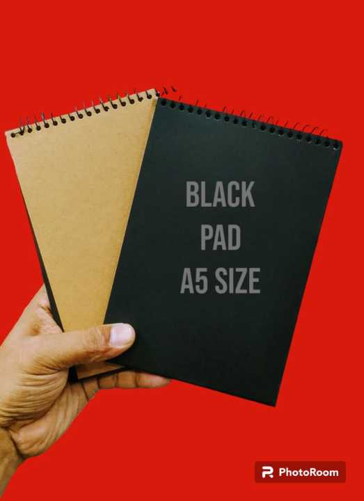 Black Paper Note Book A5 size 1 PES