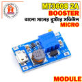 MT3608 Micro USB Step Up Boost Converter - Power Supply Boost Module DC To DC 2V-24V to 5V-28V 2A - Efficient Voltage Boosting Solution. 