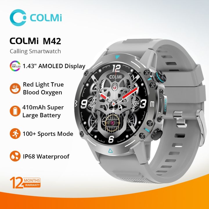 Colmi M42 Smart Wacth Sliver Color AMOLED Display Voice