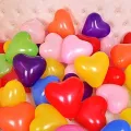 Heart Shape Love Balloon Multicolour - 20 Pieces. 