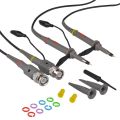 P6100 2Pcs Oscilloscope Probe Kit Dc-100Mhz Oscilloscope Clip Test Probe 100Mhz For Tektronix X1 / X10.