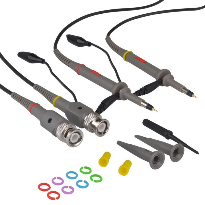 P6100%202Pcs%20Oscilloscope%20Probe%20Kit%20Dc-100Mhz%20Oscilloscope%20Clip%20Test%20Probe%20100Mhz%20For%20Tektronix%20X1%20/%20X10%20-%20Image%207