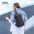 Crossbody bag Oxford Cloth Waterproof USB Recharging Sling bag Fits 12.5inch iPad Shoulder Messenger Bags Chest bag travel bag for Men.