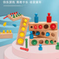 CPC Montessori Teaching Aids Montessori Early Education Educational Toys 2-3-4 Year Old Children Wooden Socket Cylinder. 